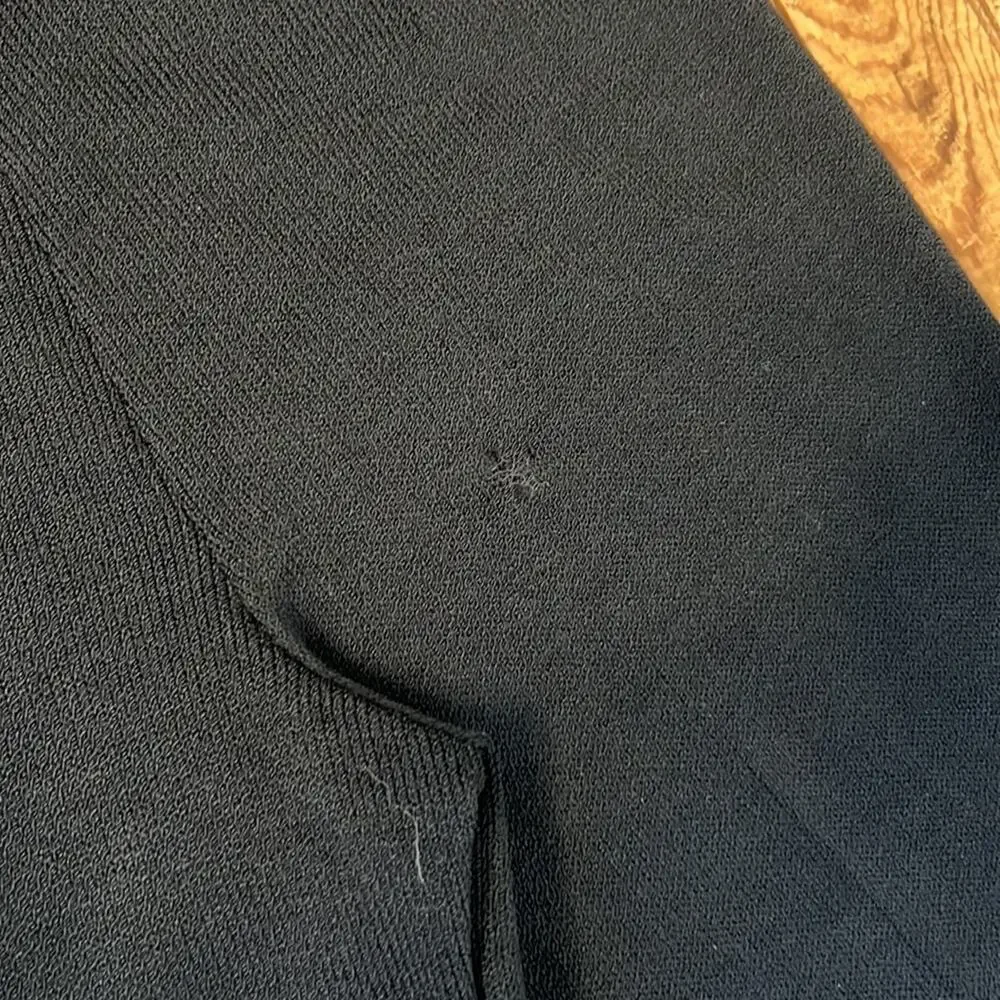 Women’s vintage St John Santana knit black pants size small